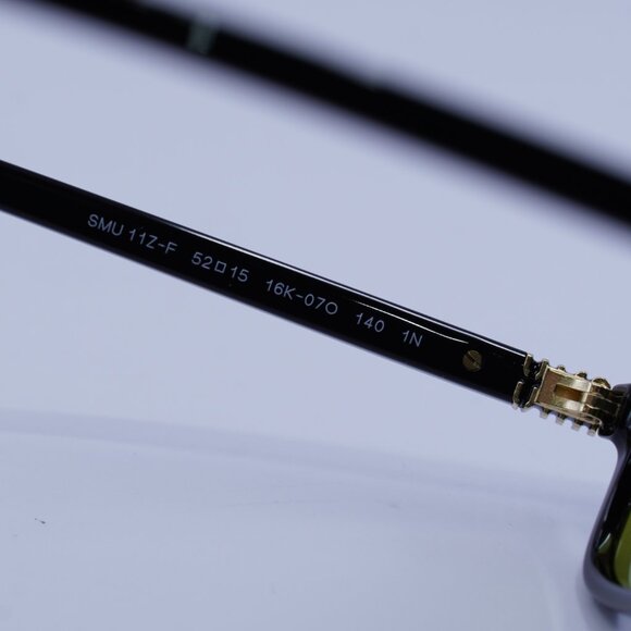 Miu Miu MU11ZSF 16K07O Sunglasses Black Rectangle Frame - Picture 7 of 11